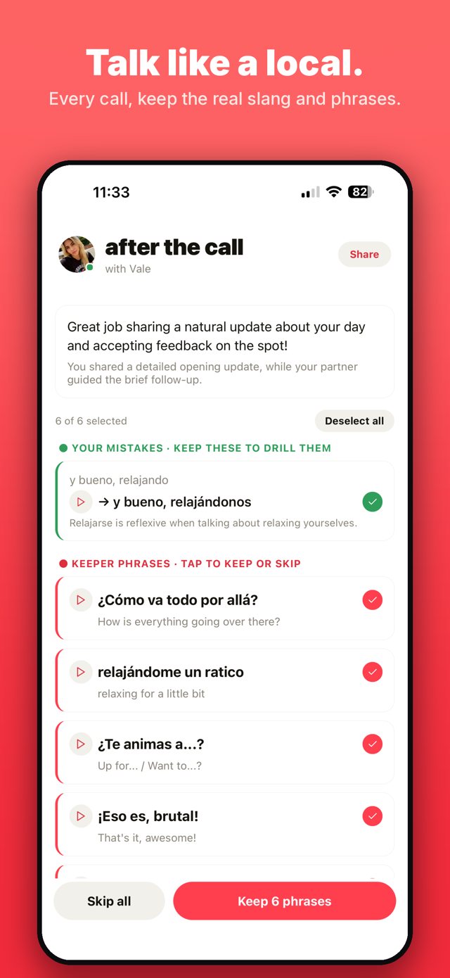 Every call counts — a friendly recap of what to nail next